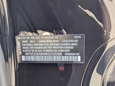 2021 Porsche 718 Boxster GTS 4.0