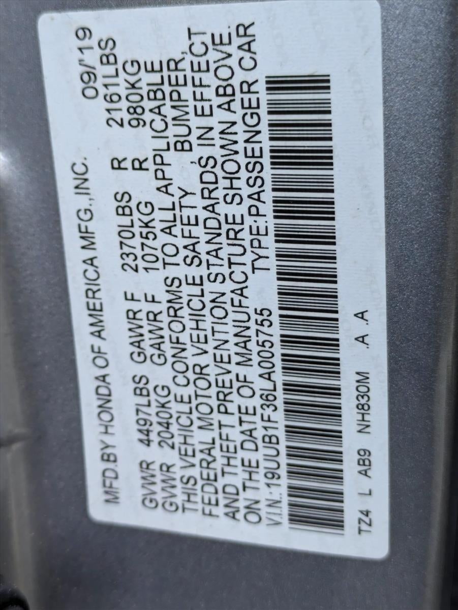 2020 Acura TLX 2.4L FWD