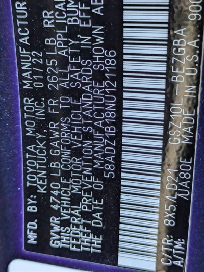 2022 Lexus ES 350 FWD