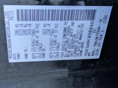 2023 Nissan Rogue FWD S