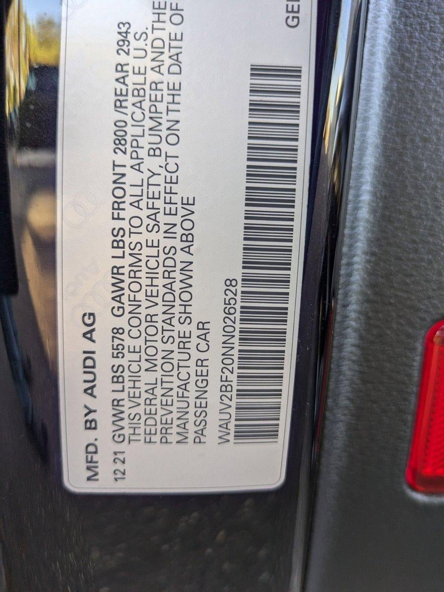 2022 Audi A7 Prestige 55 TFSI quattro