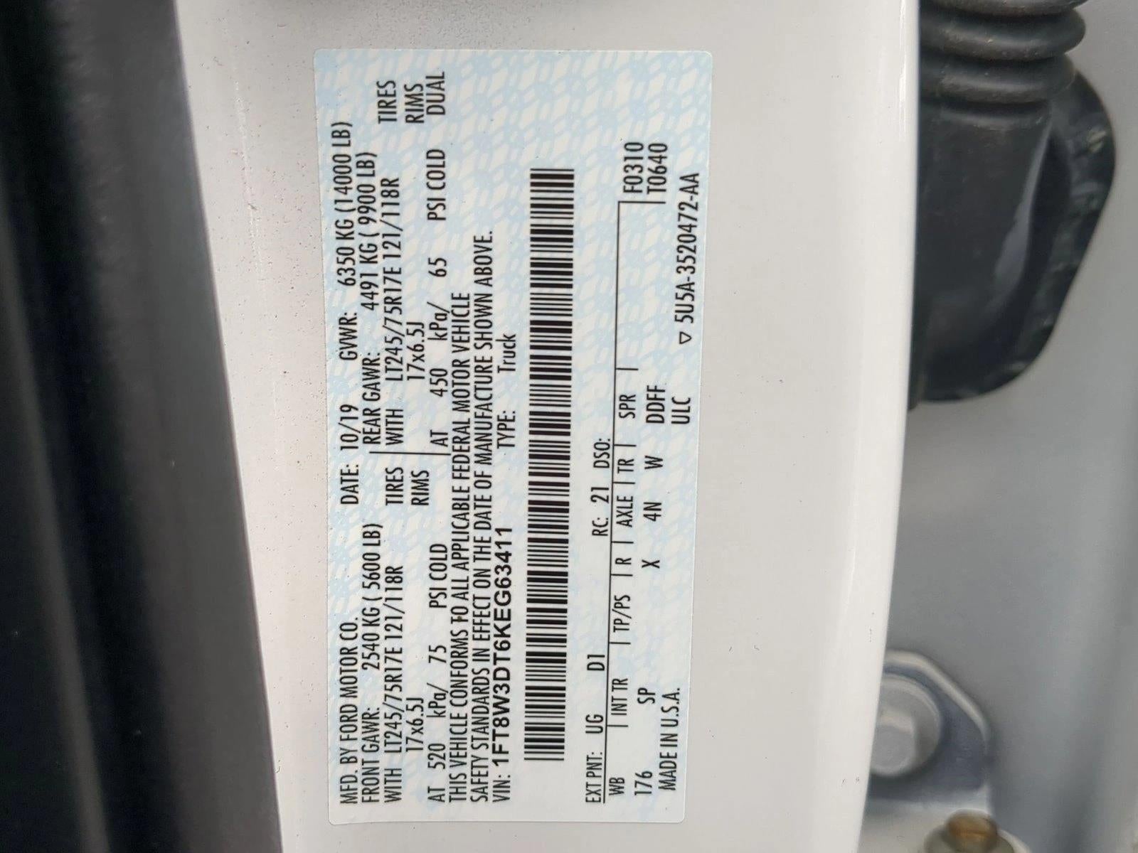 2019 Ford Super Duty F-350 DRW King Ranch 4WD Crew Cab 8' Box