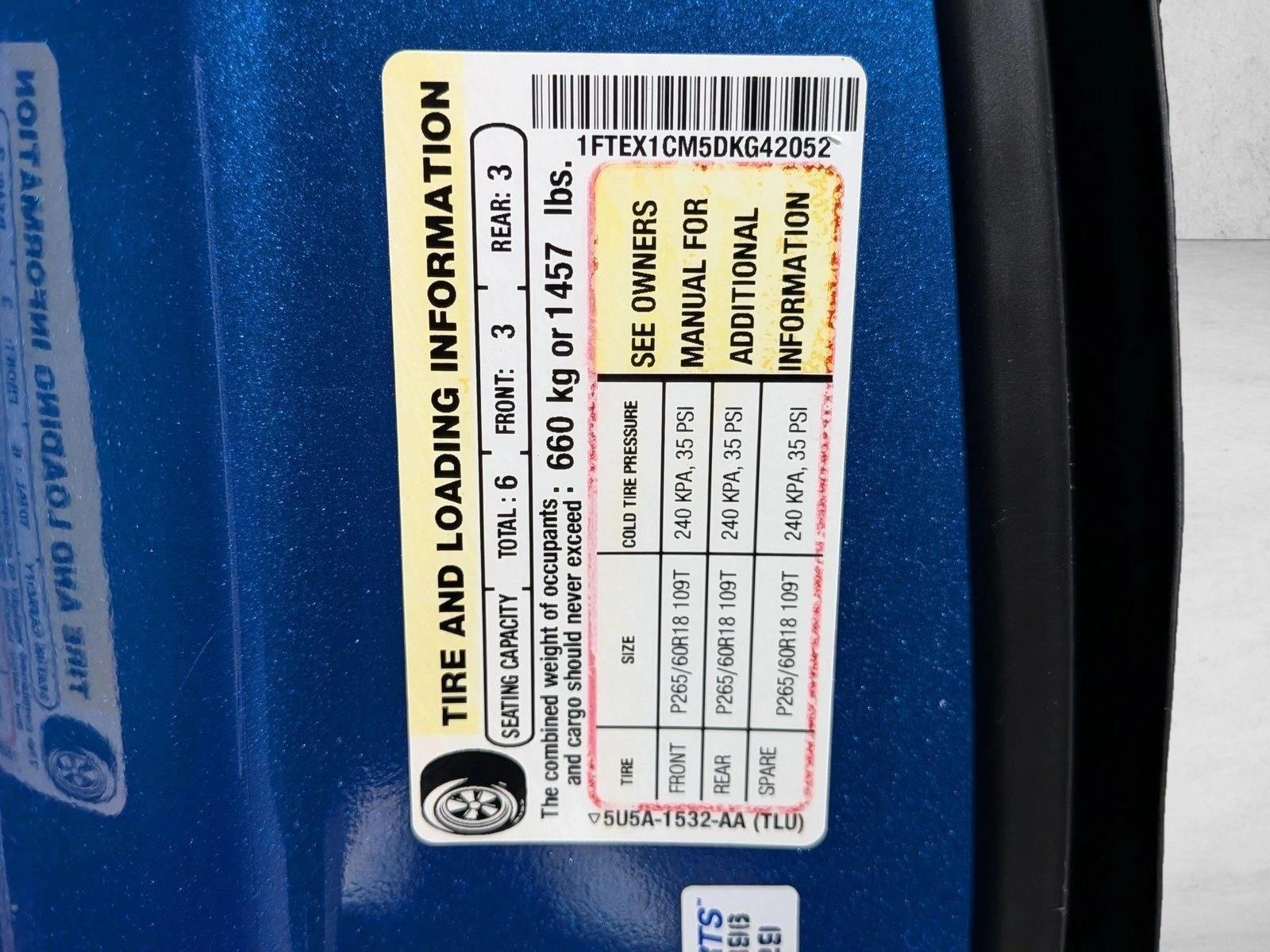 2013 Ford F-150 2WD SuperCab 6-1/2 Ft Box XLT