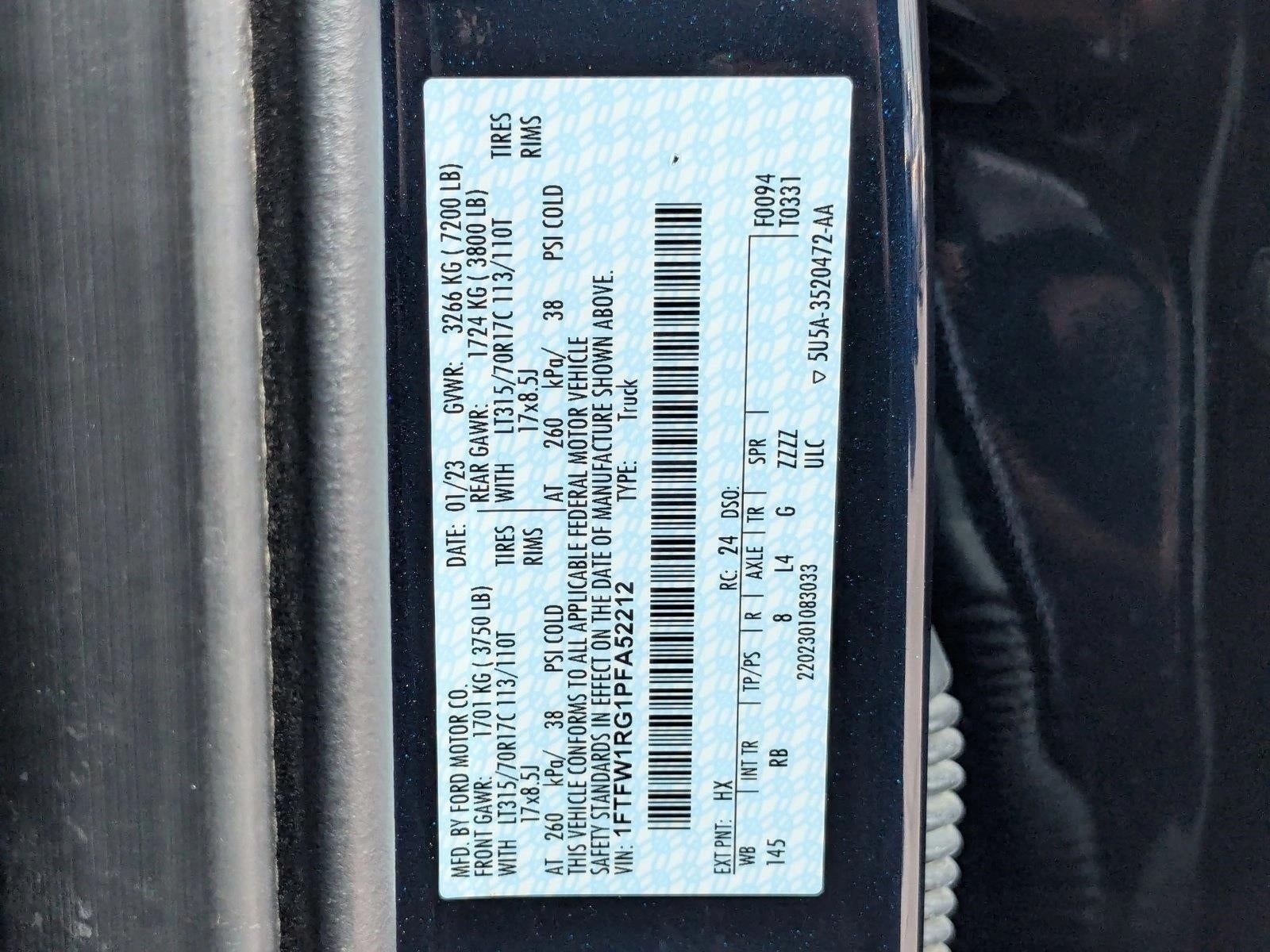 2023 Ford F-150 Raptor 4WD SuperCrew 5.5' Box