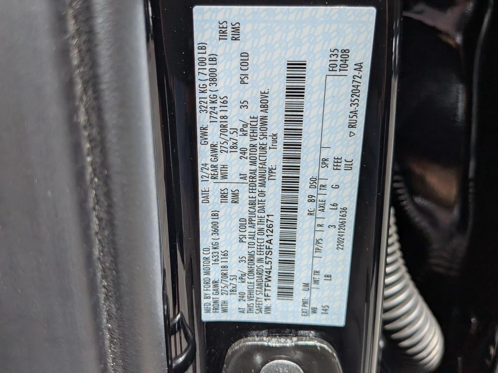 2025 Ford F-150 Tremor 4WD SuperCrew 5.5' Box