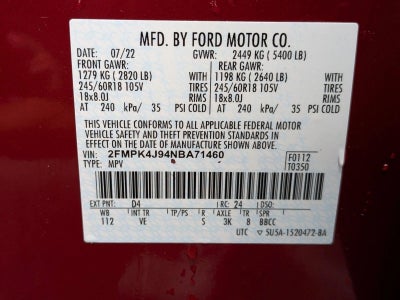 2022 Ford Edge SEL AWD
