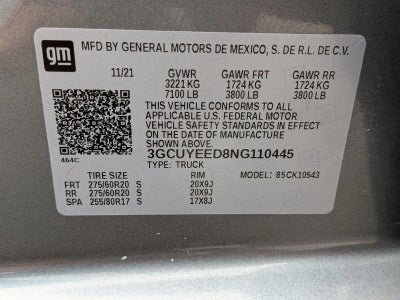2022 Chevrolet Silverado 1500 LTD Crew Cab Short Box 4-Wheel Drive RST