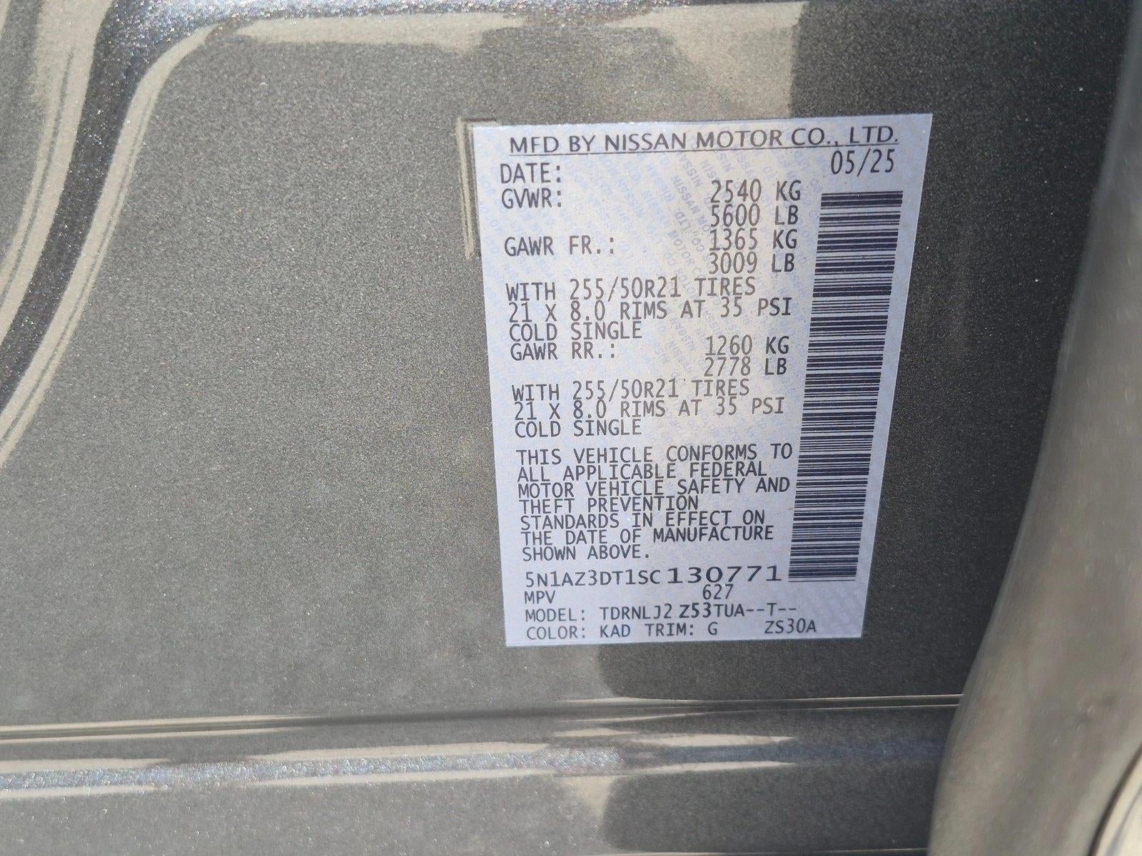 2025 Nissan Murano AWD Platinum