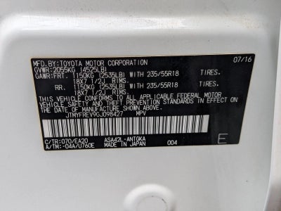 2016 Toyota RAV4 FWD 4dr Limited (Natl)
