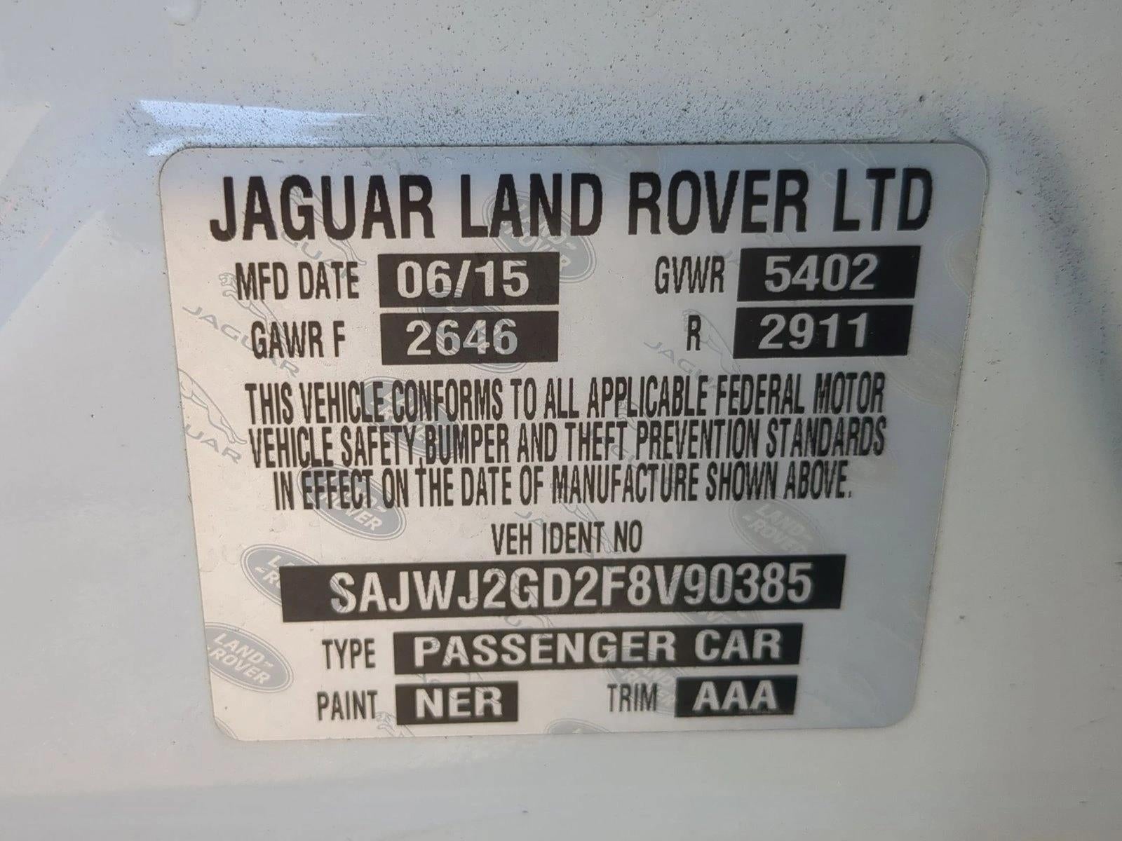 2015 Jaguar XJ 4dr Sdn XJL Portfolio AWD