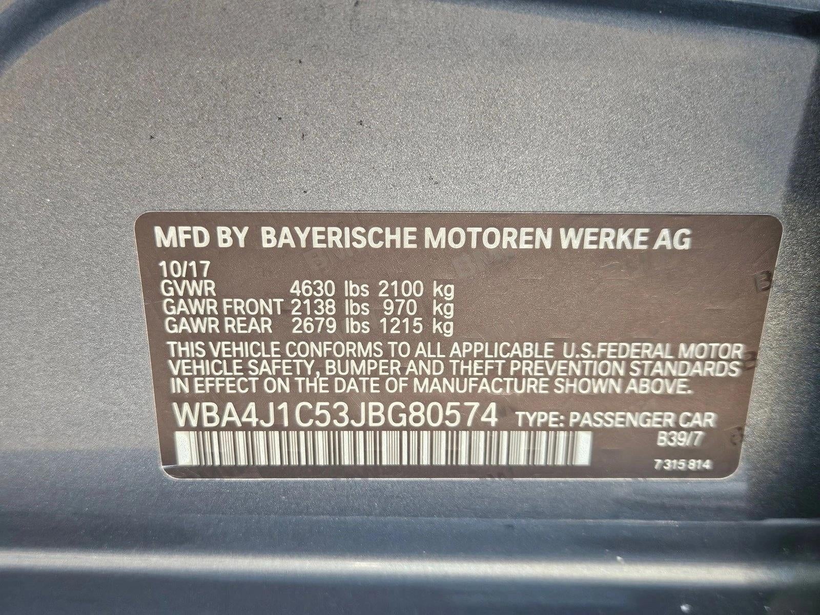 2018 BMW 430i Gran Coupe