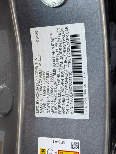 2025 Acura Integra CVT w/A-Spec Technology Package