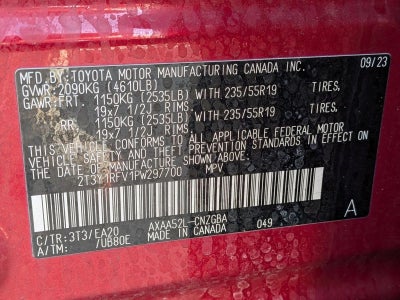 2023 Toyota RAV4 Limited FWD (Natl)