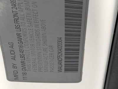 2019 Audi A5 Sportback Premium 45 TFSI quattro