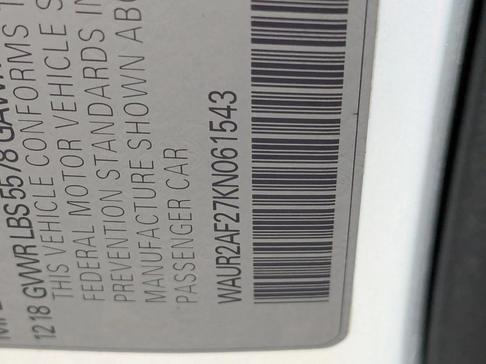 2019 Audi A7 Premium Plus 55 TFSI quattro