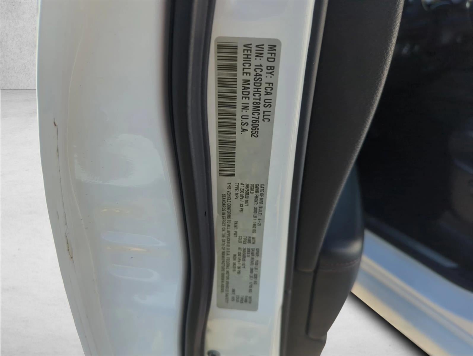 2021 Dodge Durango R/T RWD