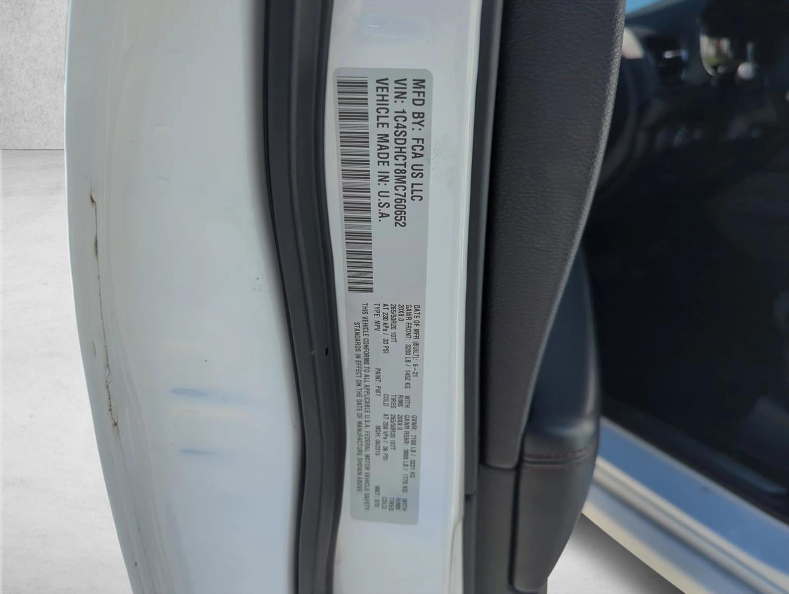 2021 Dodge Durango R/T RWD