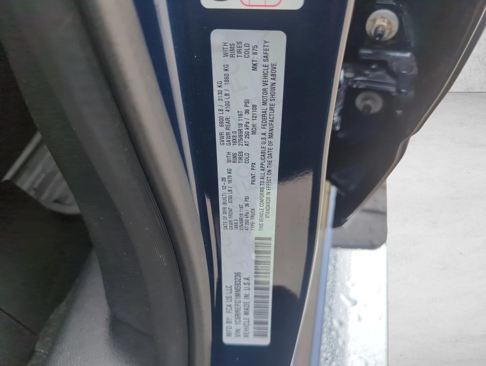 2021 RAM 1500 Lone Star 4x2 Crew Cab 5'7" Box