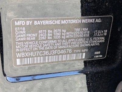 2018 BMW X1 sDrive28i Sports Activity Vehicle