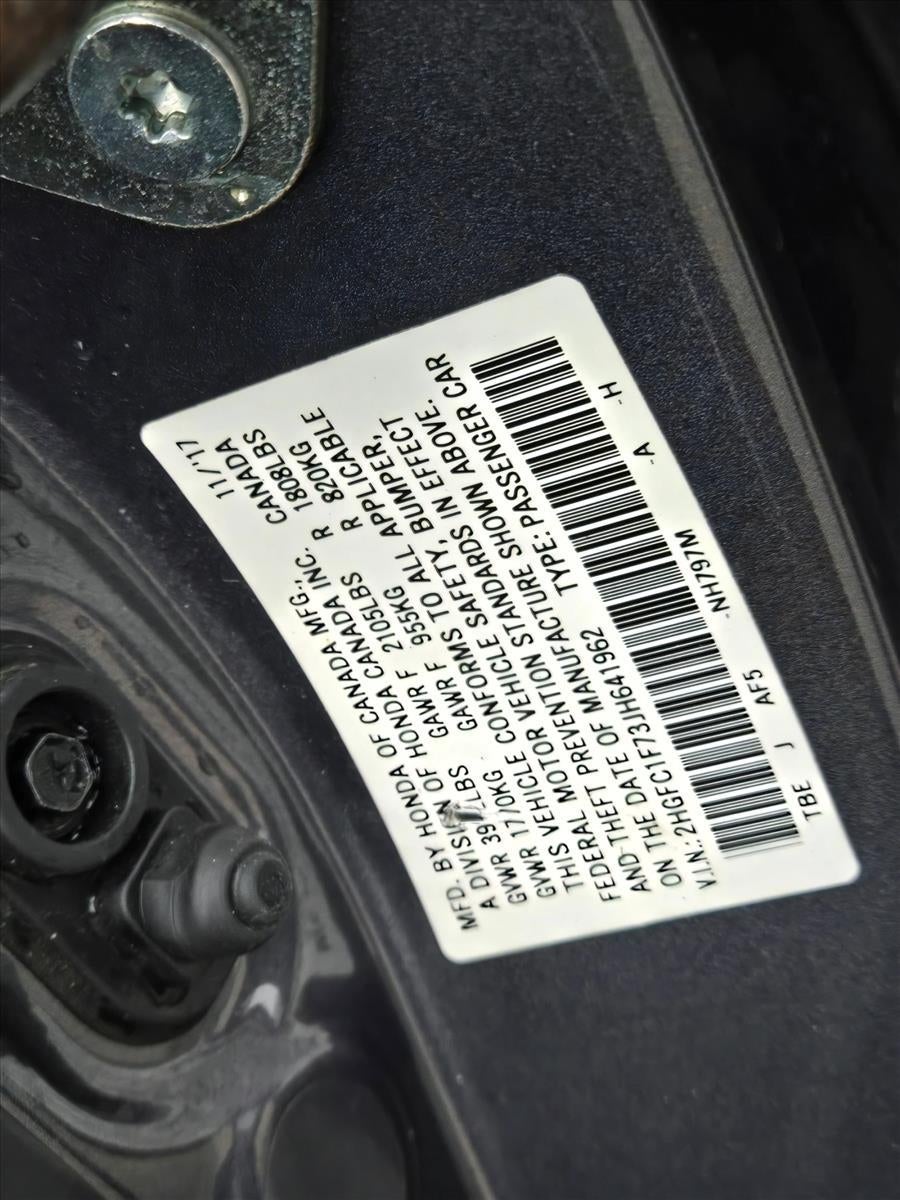 2018 Honda Civic Sedan EX-L CVT with Navigation