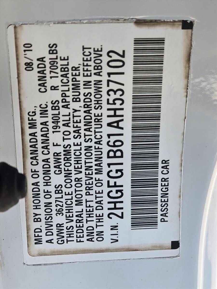 2010 Honda Civic Coupe LX Automatic