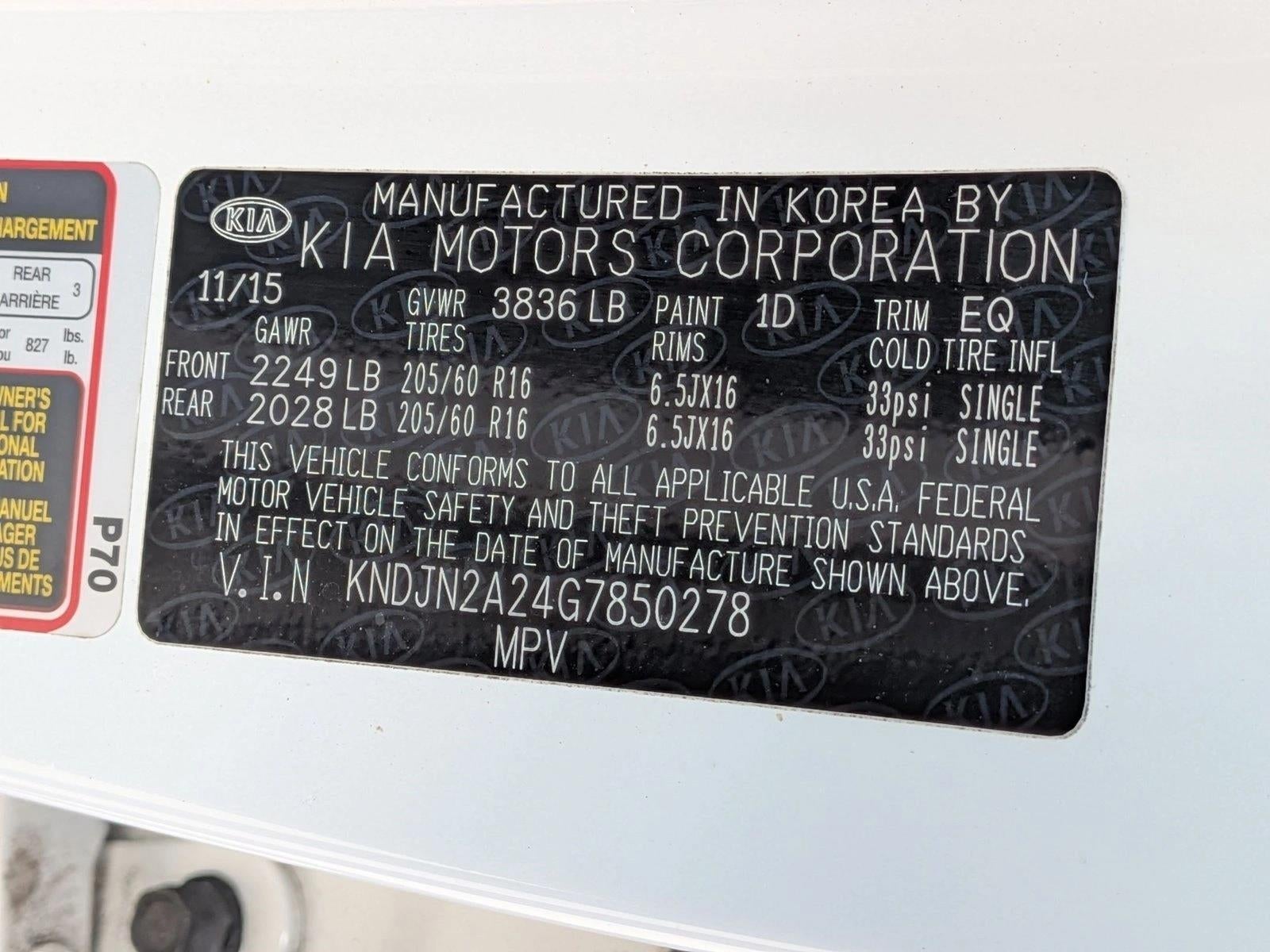 2016 Kia Soul 5dr Wgn Man Base