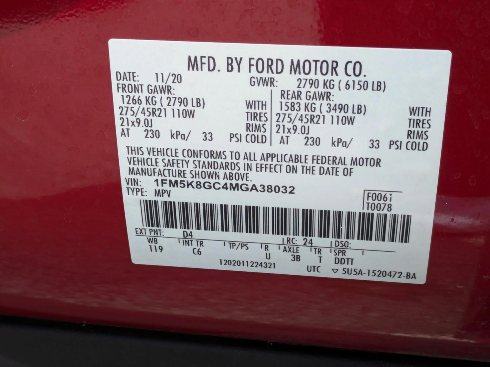 2021 Ford Explorer ST 4WD