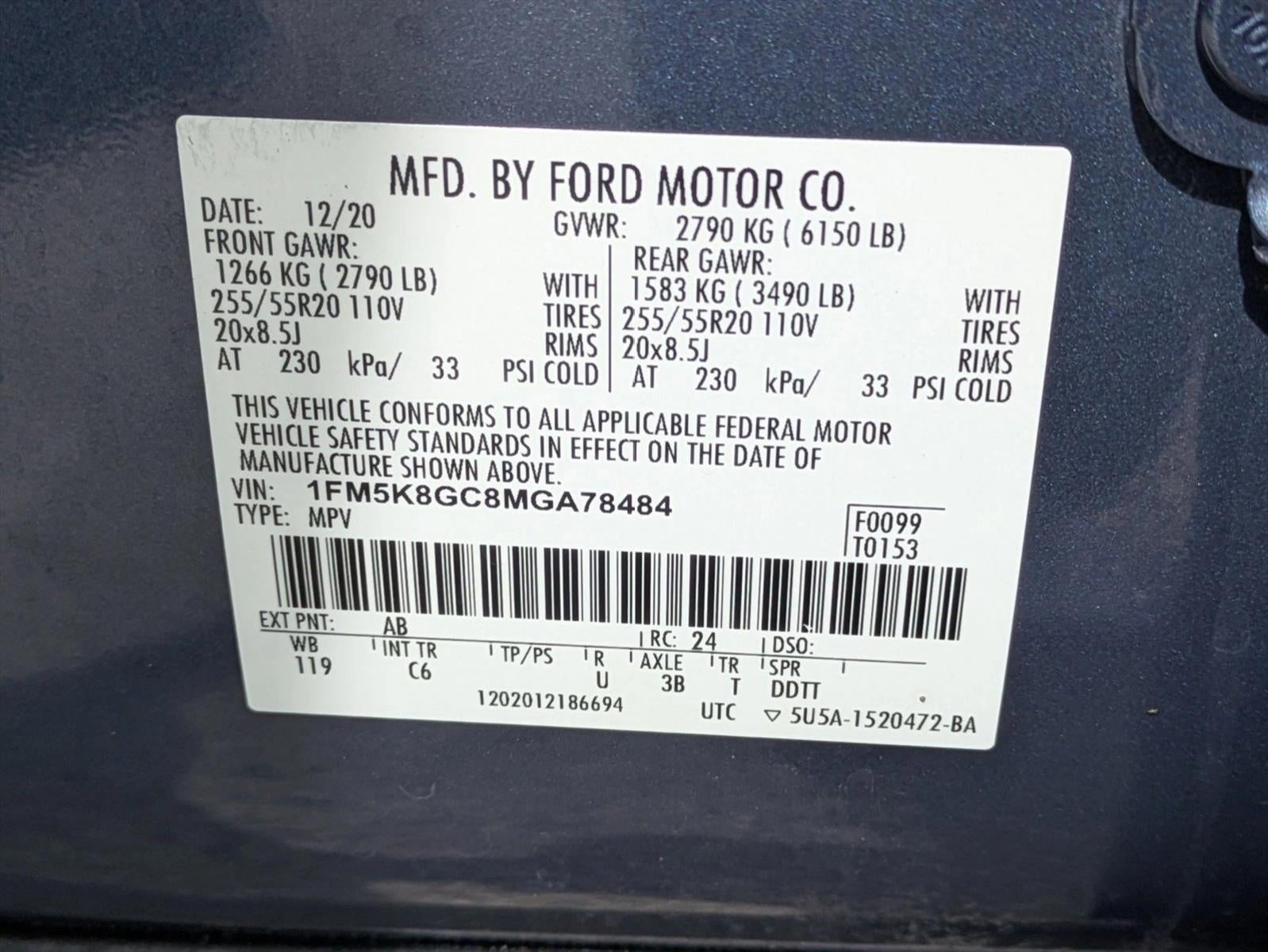 2021 Ford Explorer ST 4WD