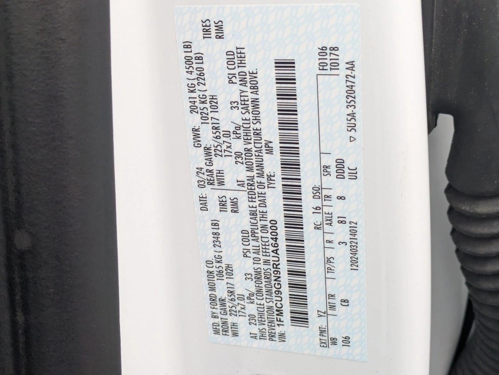 2024 Ford Escape Active AWD