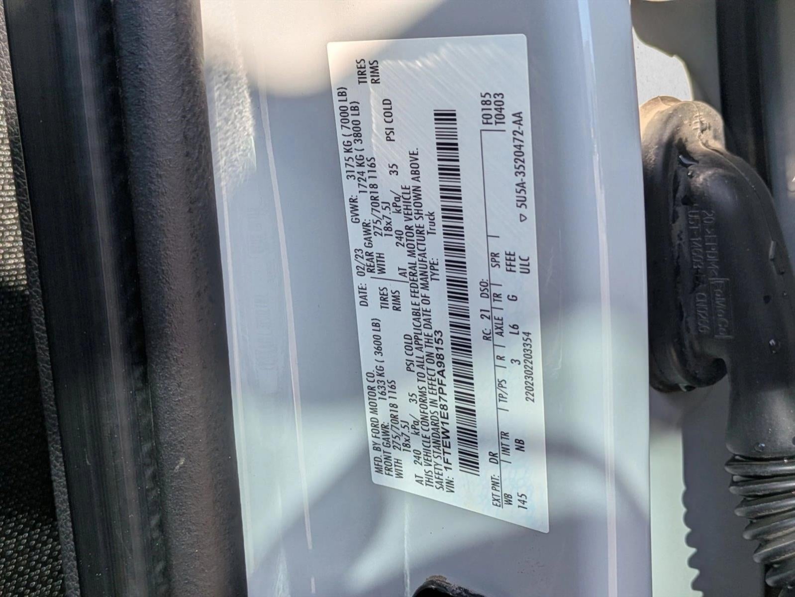 2023 Ford F-150 Tremor 4WD SuperCrew 5.5' Box