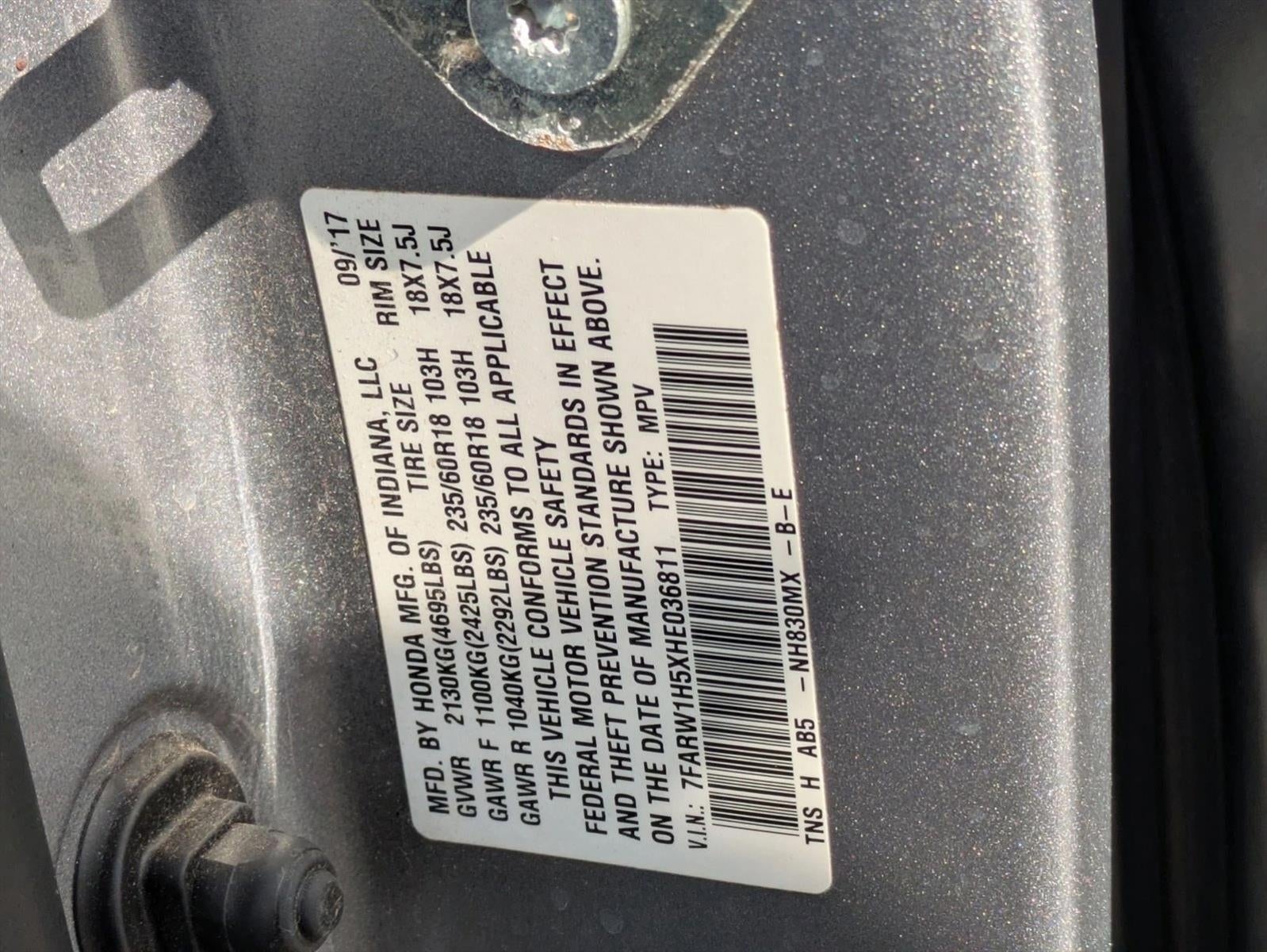 2017 Honda CR-V EX 2WD