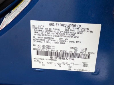 2018 Ford EcoSport SE FWD