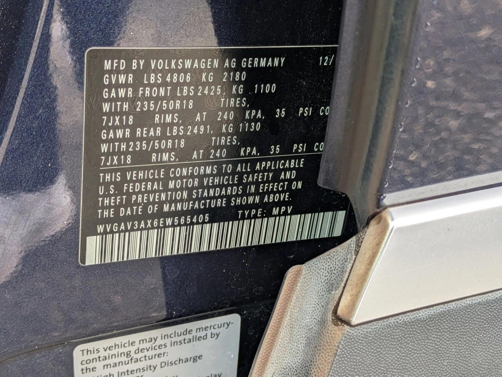 2014 Volkswagen Tiguan 2WD 4dr Auto SEL