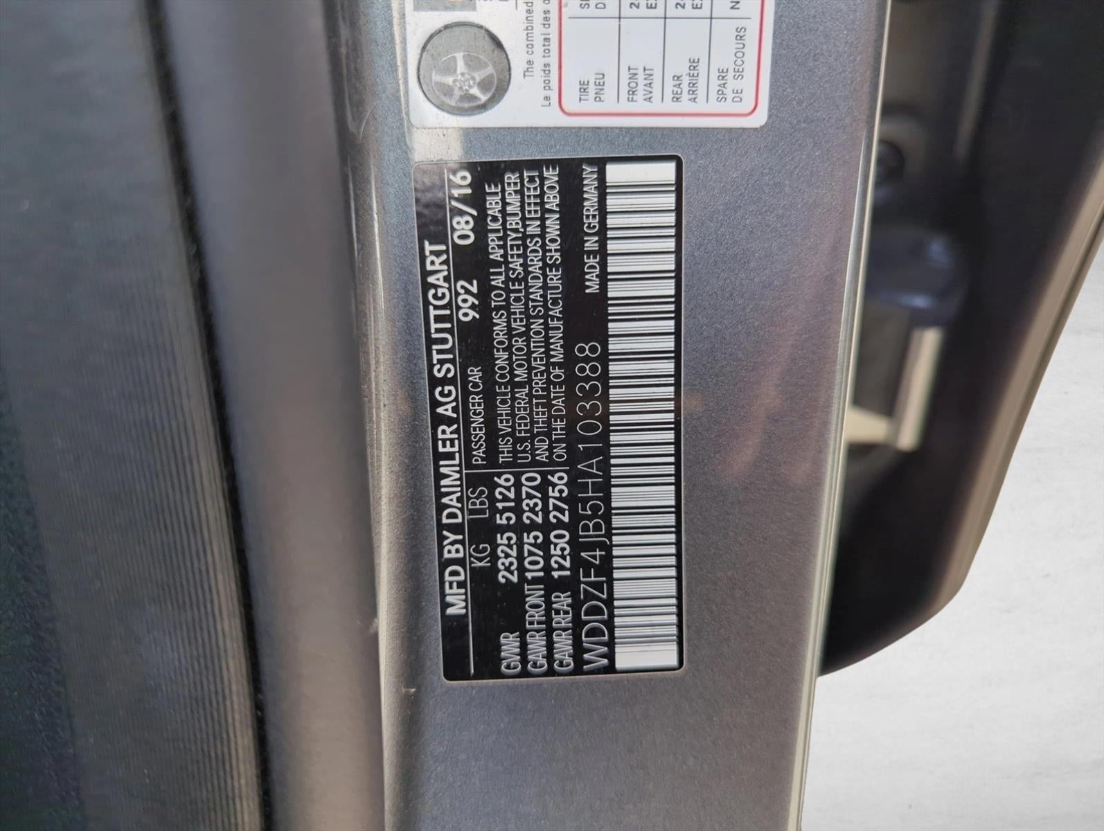 2017 Mercedes-Benz E-Class E 300 Luxury RWD Sedan