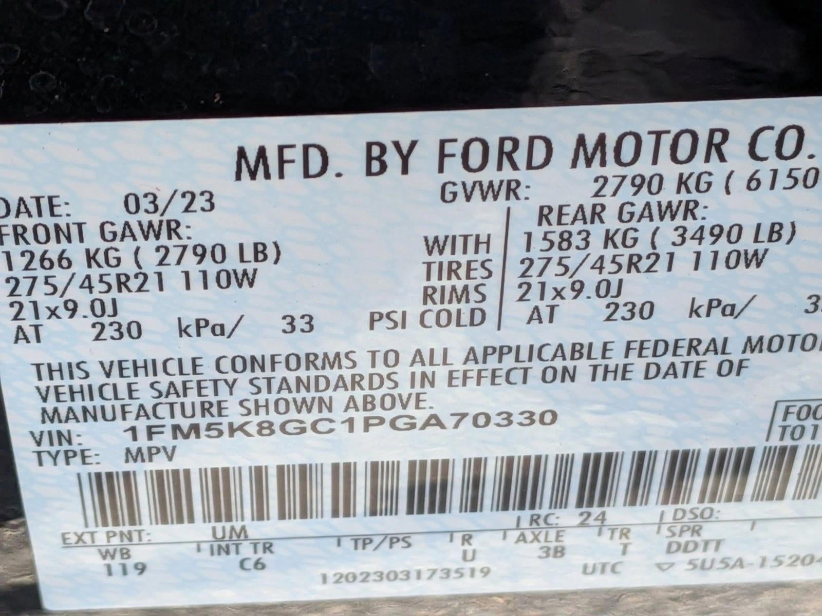 2023 Ford Explorer ST 4WD