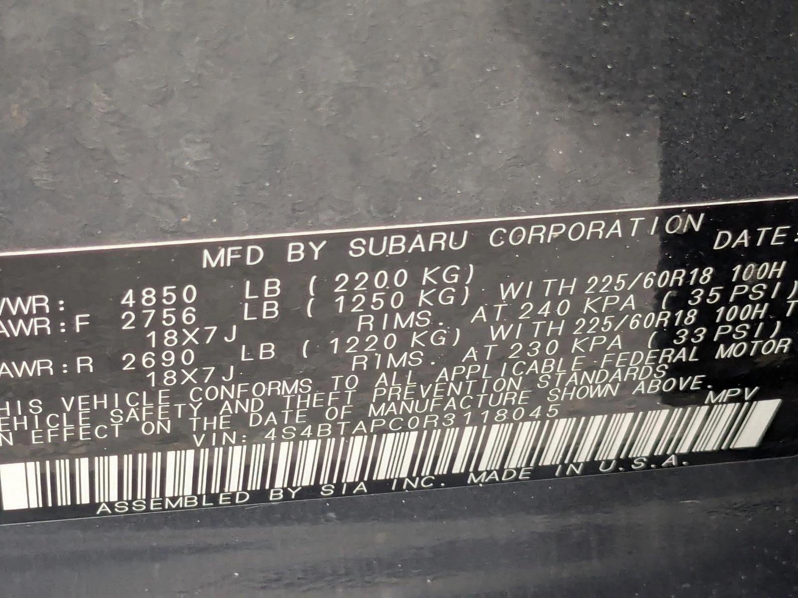 2024 Subaru Outback Touring AWD