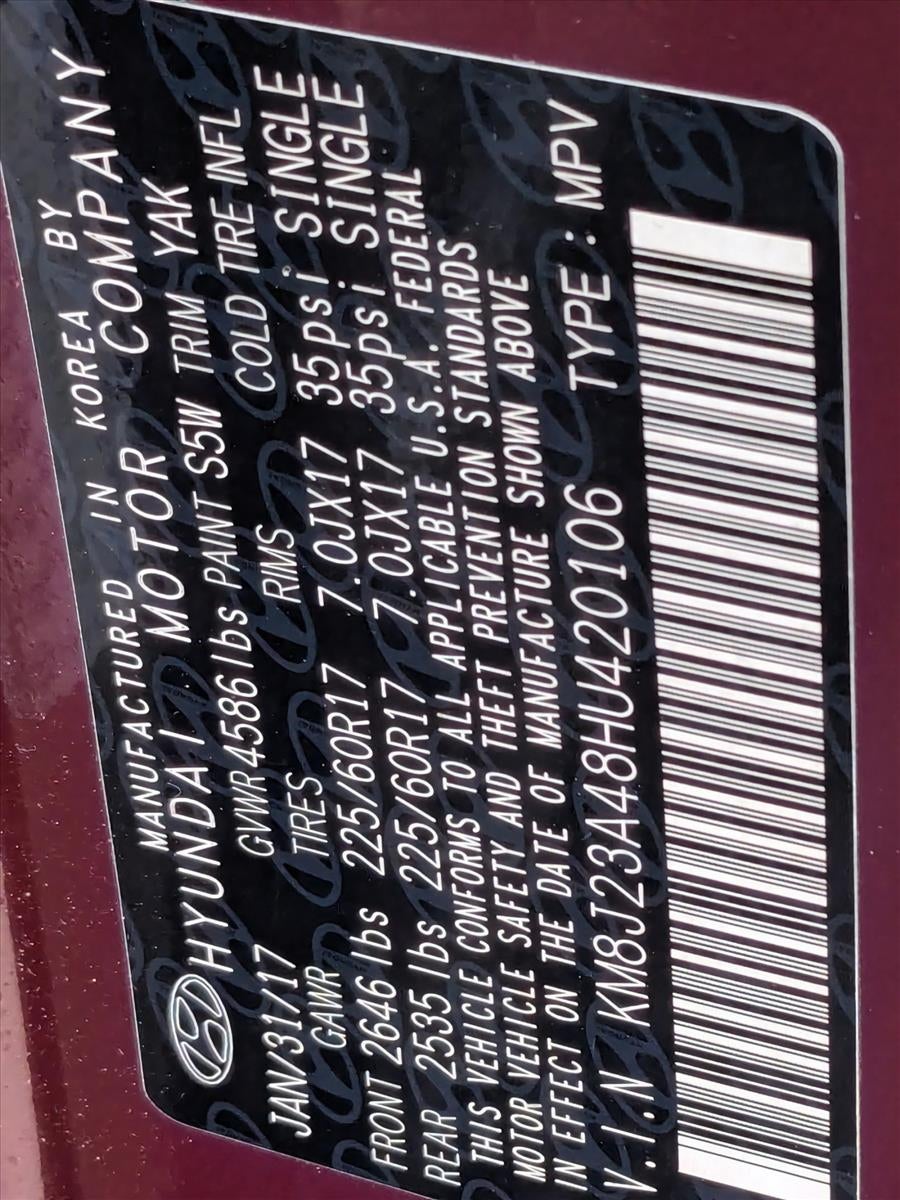 2017 Hyundai TUCSON SE FWD