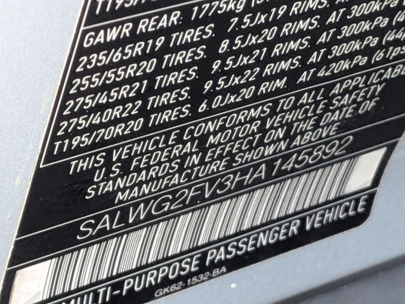 2017 Land Rover Range Rover Sport V6 Supercharged SE