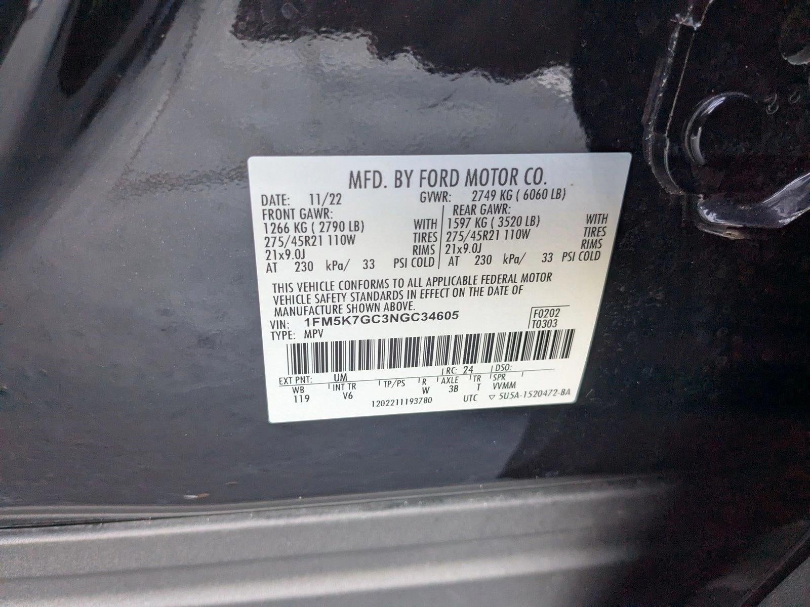 2022 Ford Explorer ST RWD