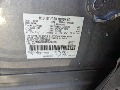 2022 Ford Explorer ST 4WD