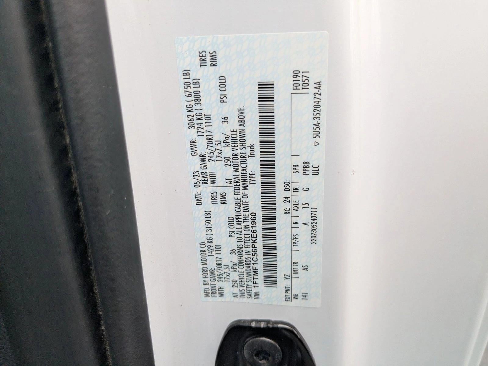 2023 Ford F-150 XL 2WD Reg Cab 6.5' Box