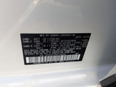 2025 Subaru Crosstrek Limited AWD