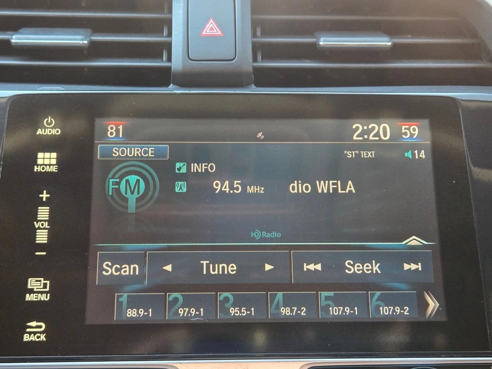 2017 Honda Civic Sedan EX-T CVT