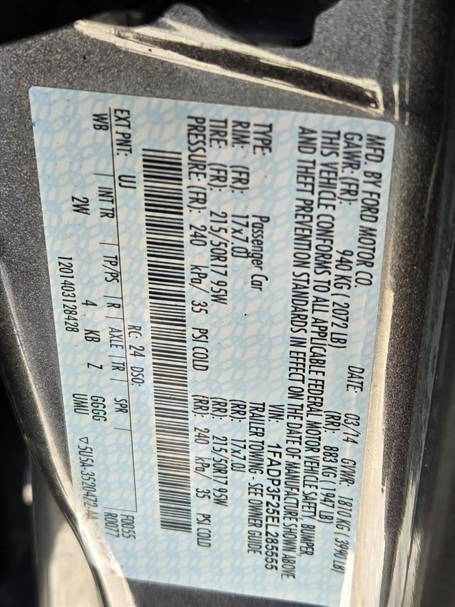 2014 Ford Focus 4dr Sdn SE