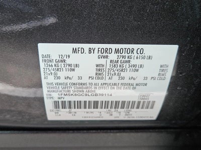 2020 Ford Explorer ST 4WD
