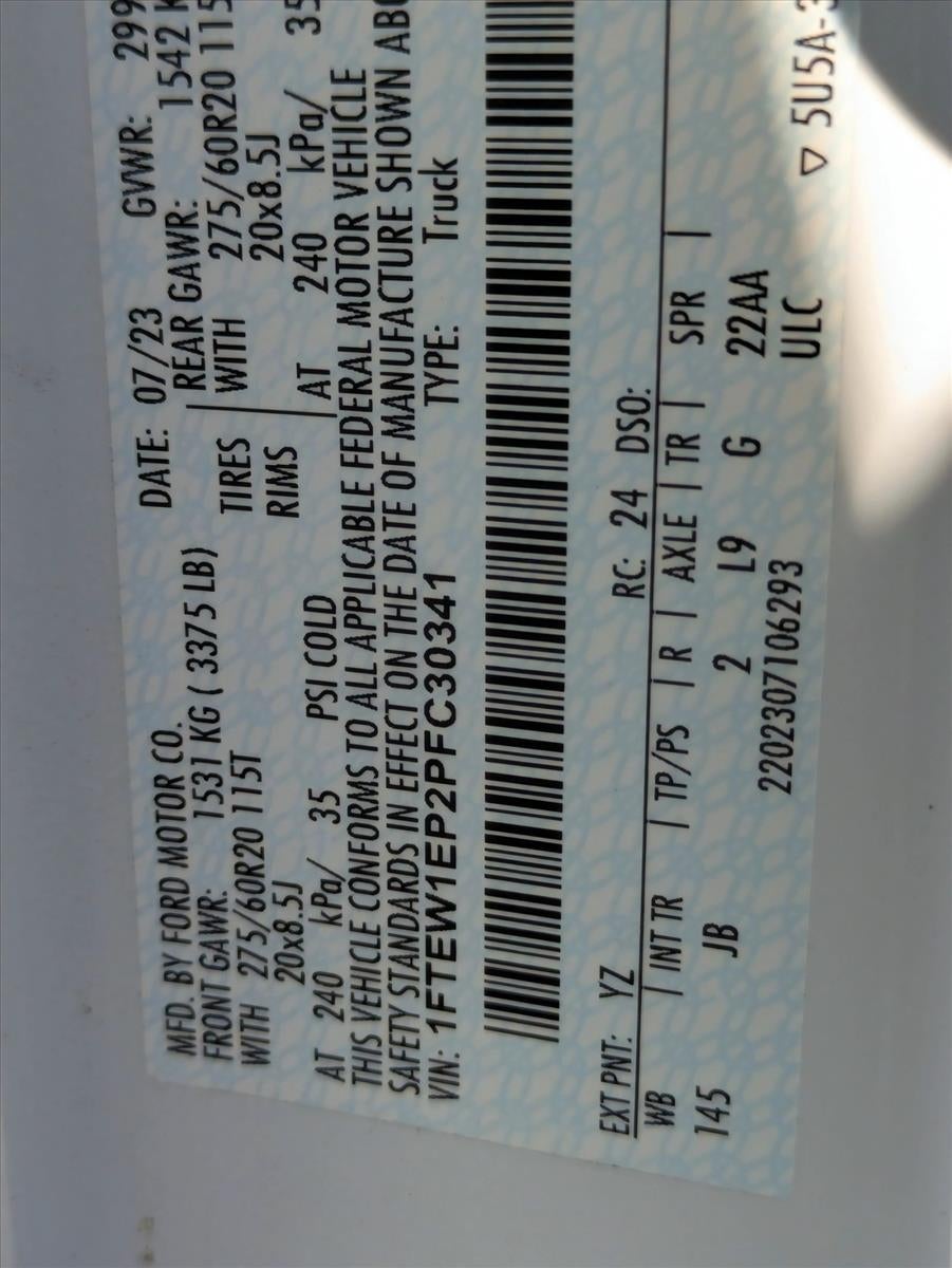 2023 Ford F-150 XL 4WD SuperCrew 5.5' Box