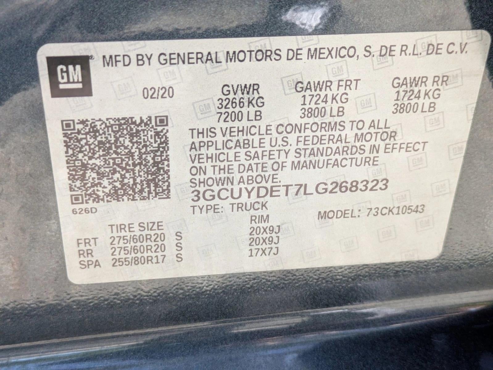 2020 Chevrolet Silverado 1500 Crew Cab Short Box 4-Wheel Drive LT