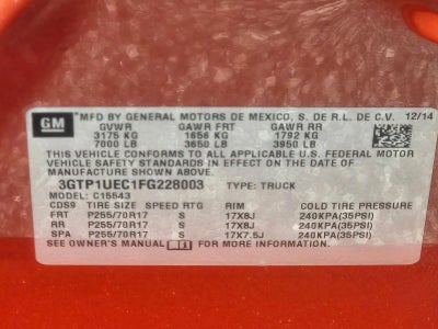 2015 GMC Sierra 1500 Crew Cab Short Box 2-Wheel Drive SLE