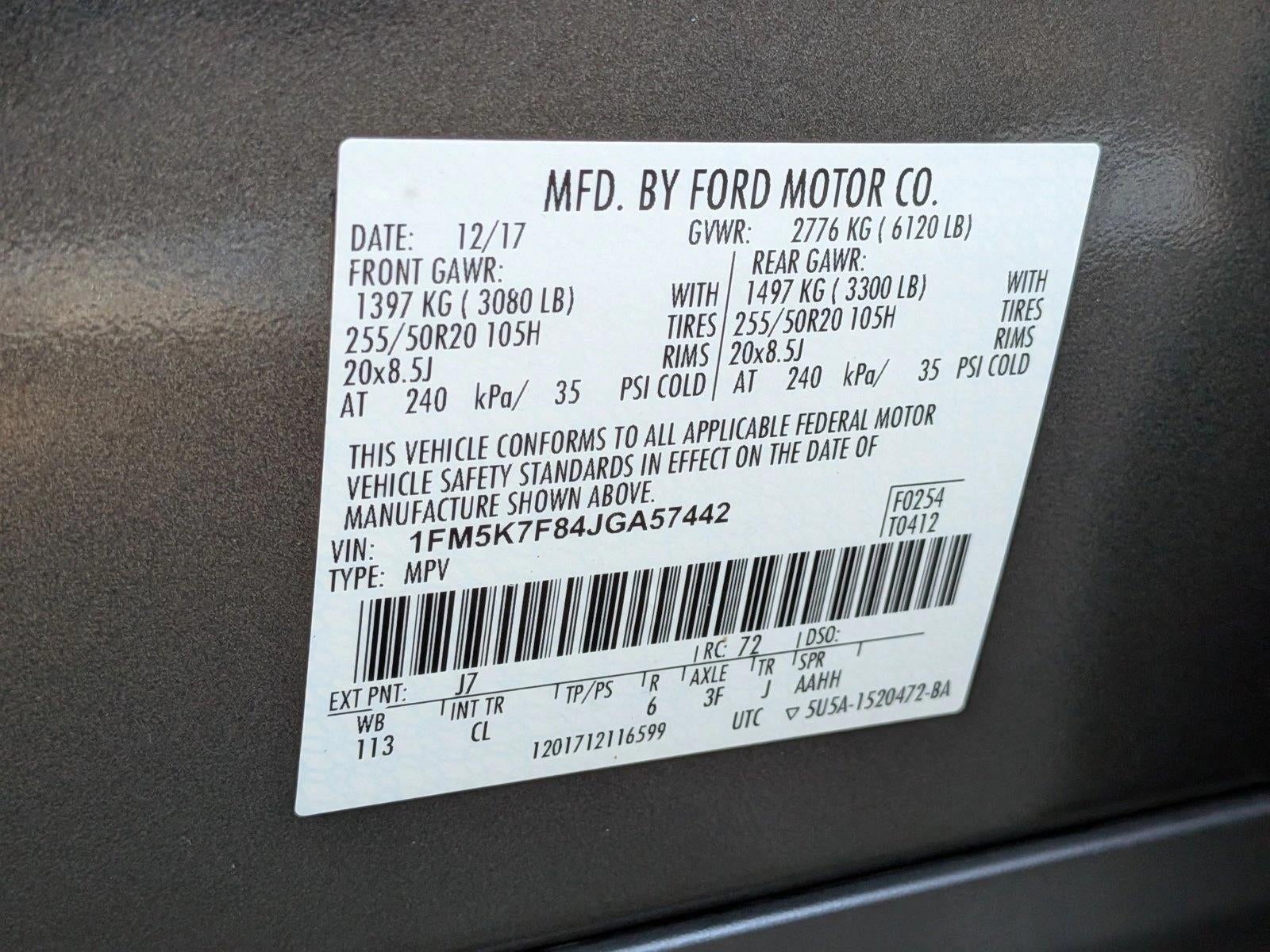 2018 Ford Explorer Limited FWD