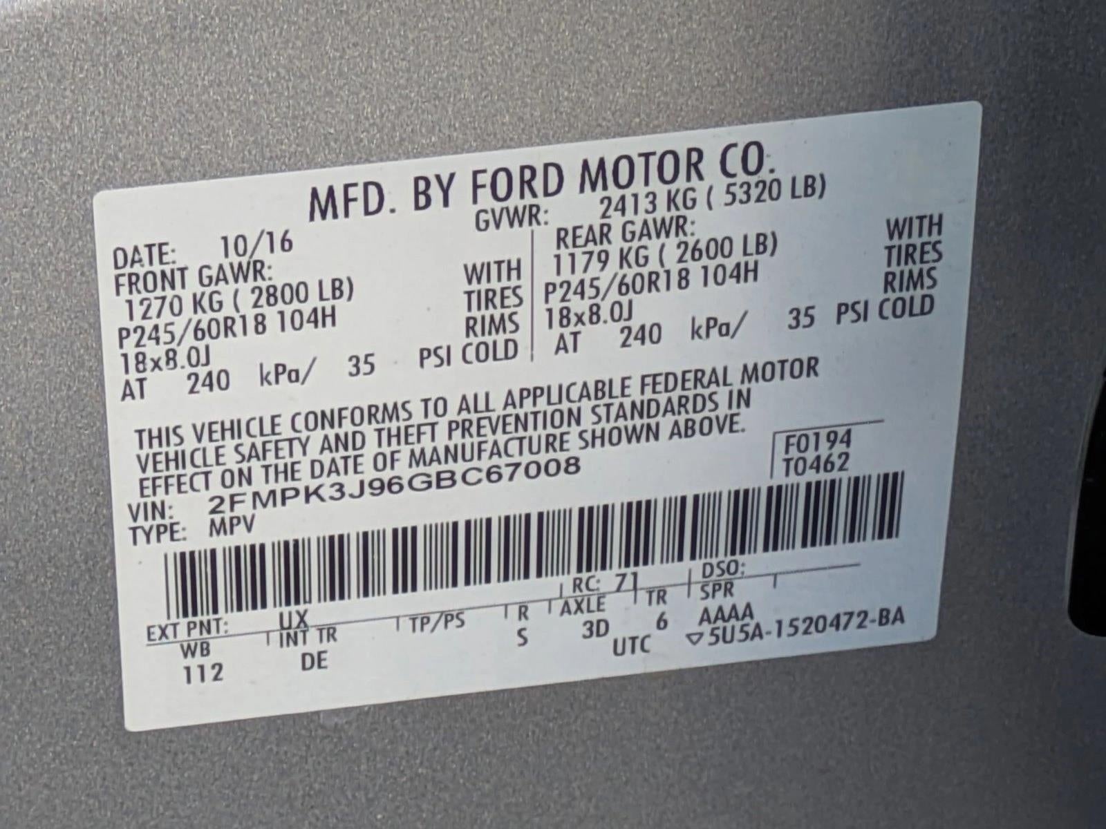 2016 Ford Edge 4dr SEL FWD